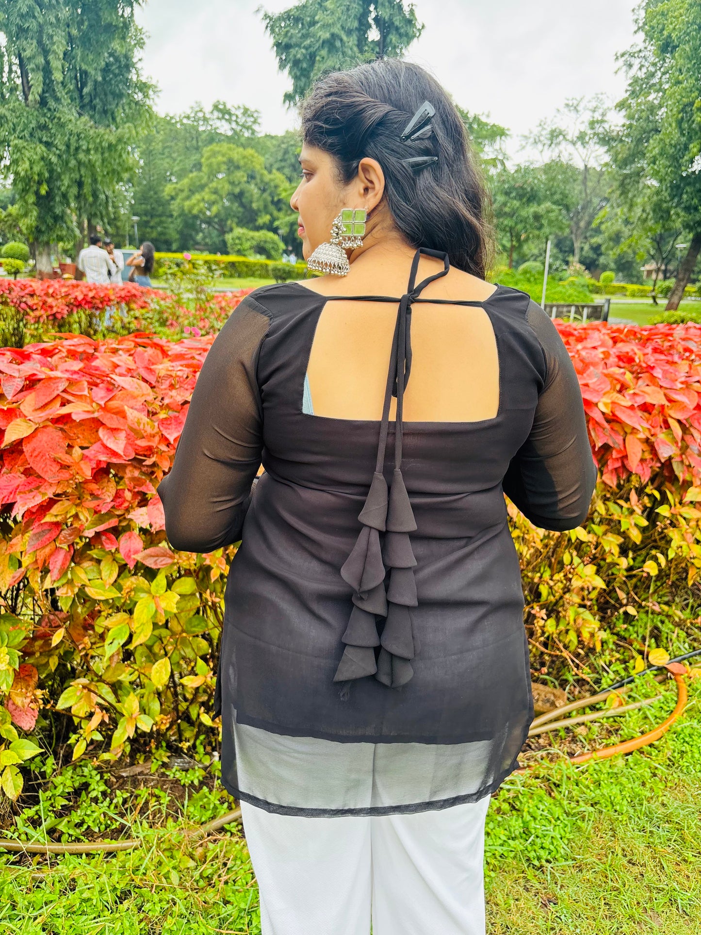 Ruhani Black Kurti