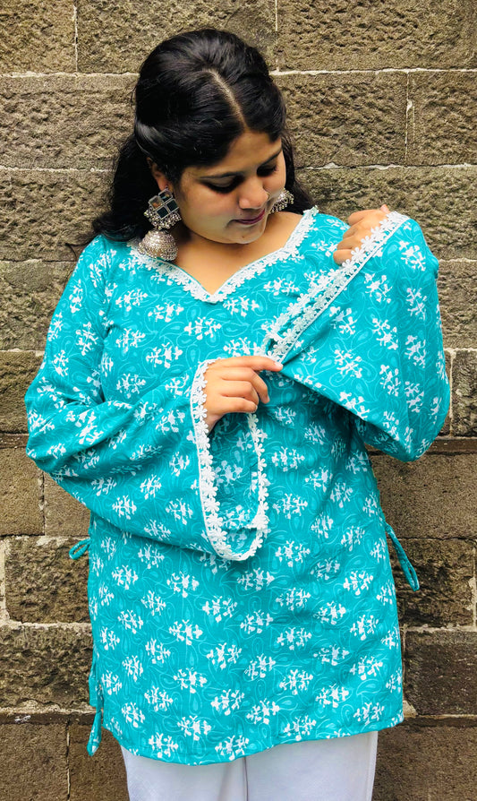 Chandrika Bell Sleeves Kurti